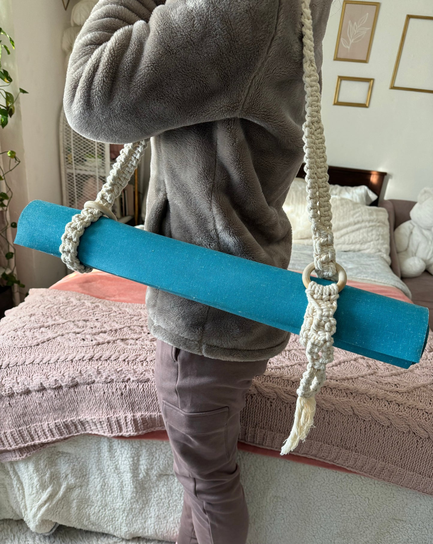Lotus Yoga Mat Loops
