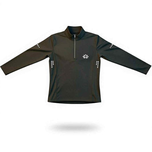 ATHLETIC QUARTER ZIP - LIVING LOTUS