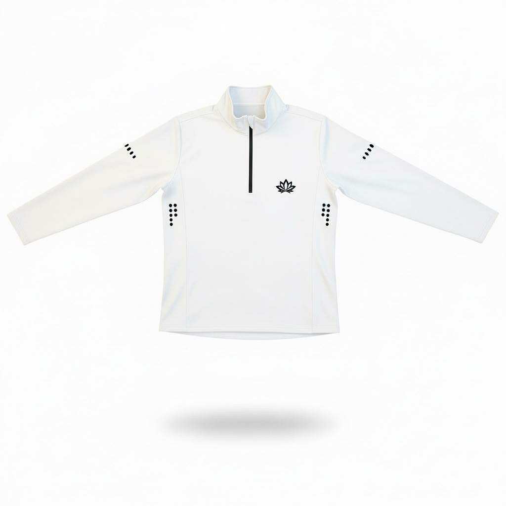 ATHLETIC QUARTER ZIP - LIVING LOTUS