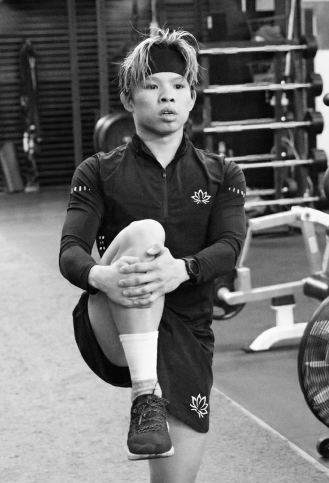 ATHLETIC QUARTER ZIP - LIVING LOTUS