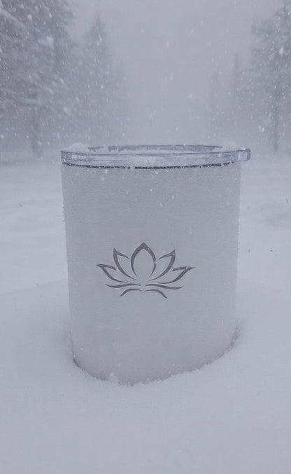 WHITE WINTER MUG - LIVING LOTUS