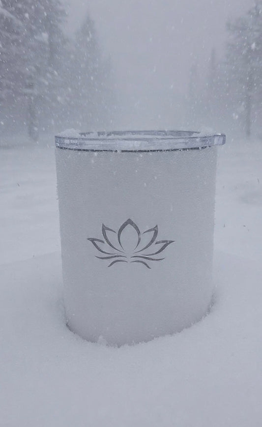 WHITE WINTER MUG - LIVING LOTUS