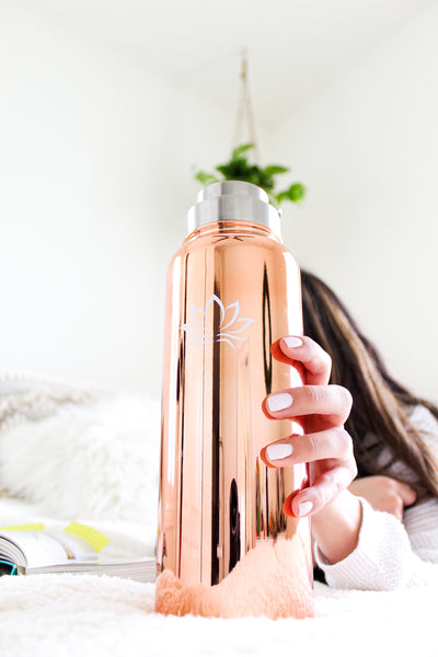 Insulated Water Bottle - Rose
